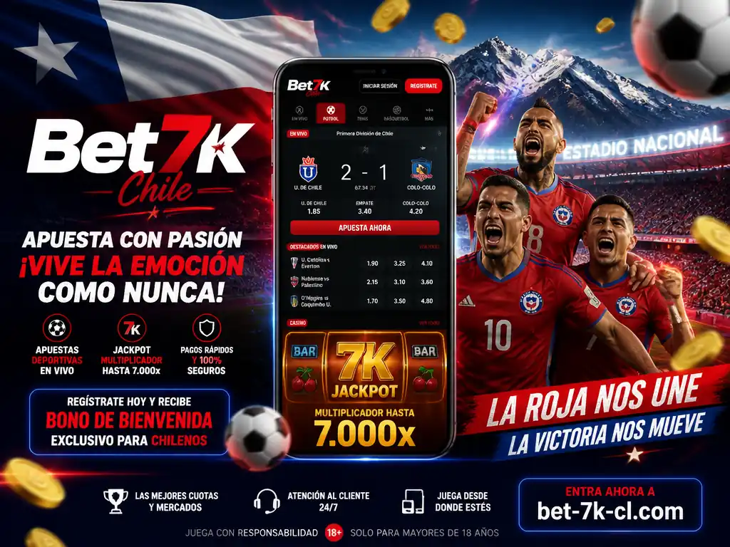 Bet7k Chile bienvenida apuestas deportivas jackpot 7000x U de Chile Colo-Colo